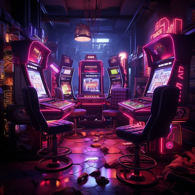 Galactic Gems slot interface on link wdbos showing reels and betting controls